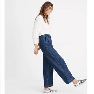 Madewell Pleated Wideleg Seabrook Wash
